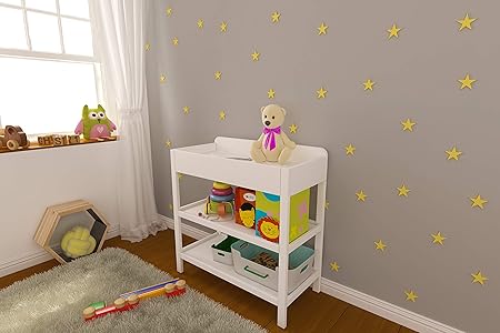 LittleBird Baby Diaper and Clothes Changing Table (White)