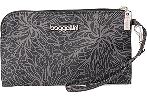 Baggallini RFID Wristlet - Lightweight 7.5"x 4.5" RFID Wallet Card Holder