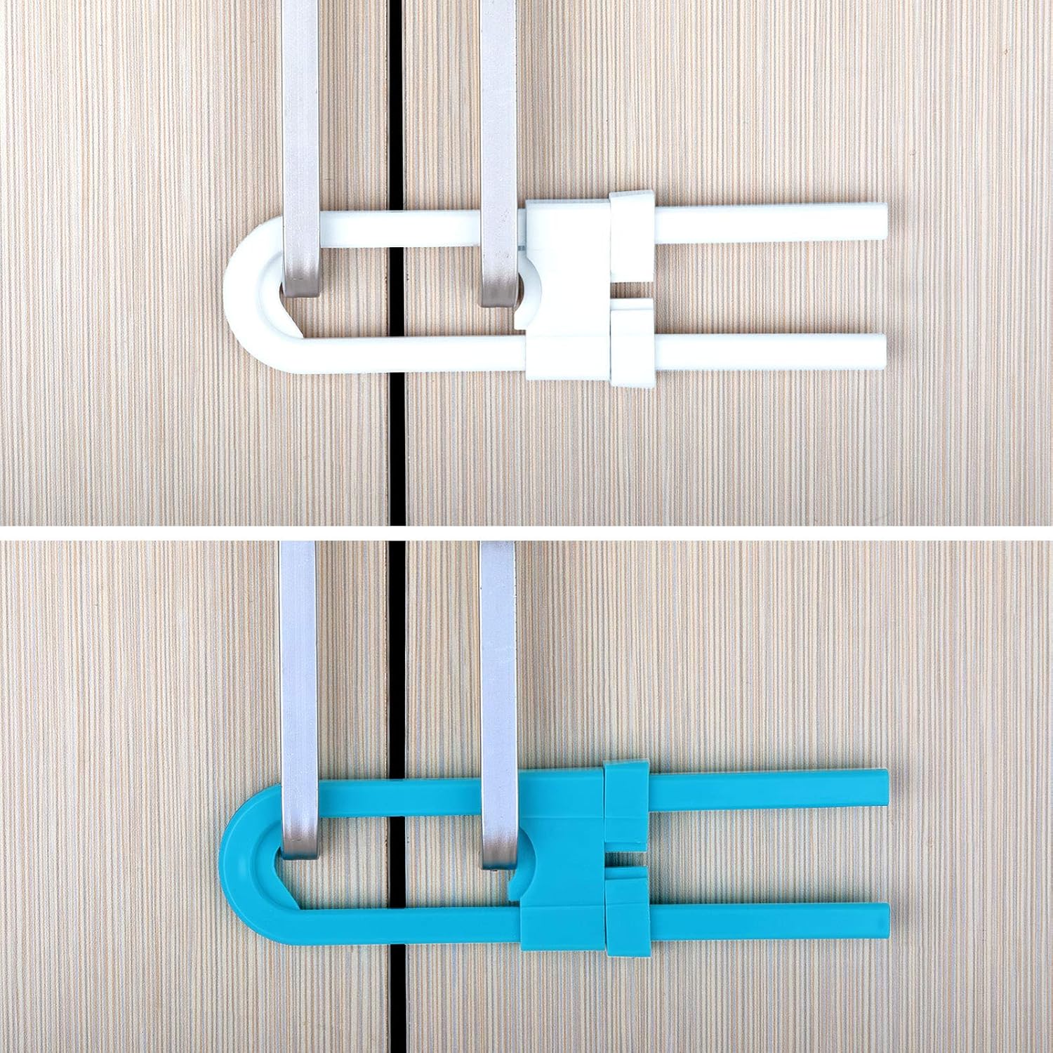 10 Pieces Baby Sliding Lock U Shaped Kid Safety Lock Child