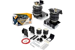 TORQUE Airbag Air Bag Suspension Kit for 2002-2008 Dodge Ram 1500 (Not for Mega Cab) 2WD 4WD Rear Helper Bag (Replaces Firestone Ride Rite 2286, Work similar as Air Lift 57230 Loadlifter 5000)(TR2286)