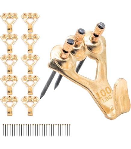Hillman 122388 Adjustable Picture hanger 100 Lb Card - 12 Pack