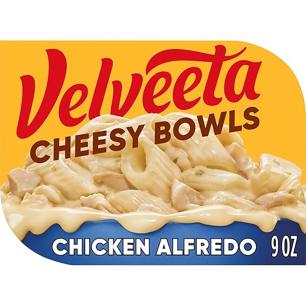 VELVEETA CHEESY BOWLS SINGLES CHICKEN ALFREDO (9 OX BOX)