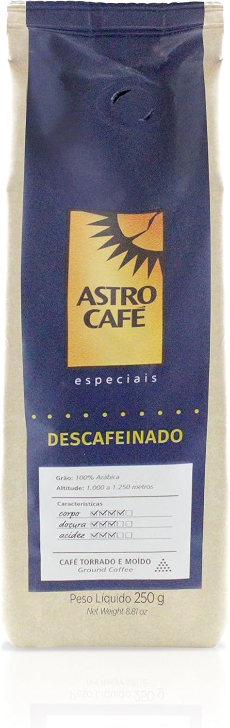 Café Astro Descafeinado moído 250g Astro Descafeinado Torrado e Moído 250g por Astro