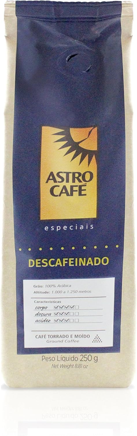  Café Astro Descafeinado moído 250g Astro Descafeinado Torrado e Moído 250g por Astro