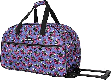 betsey johnson luggage lips