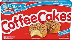 Drake's Coffee Cakes, 8 Individually Wrapped Breakfast Pastries (Pack of 1) (12167)