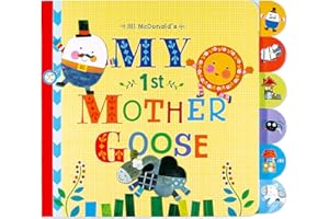 C.R. Gibson My First Mother Goose Nursey Rhyme Book for Children, 10 x 8.7 x 0.5 inches, 1 piece