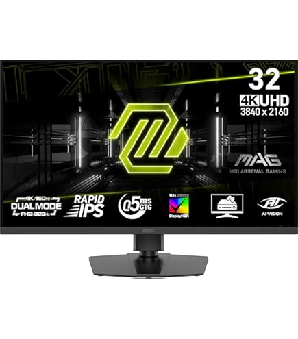Amazon.com: msi MAG321CUP 32-inch 3840 x 2160 (UHD), VA, 4K Gaming