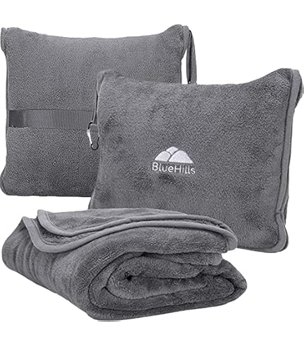 0622-1 TRAVEL BLANKET トラベルブランケット Amazon.com: EverSnug Travel Blanket and Pillow - Ultra-Soft