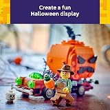 LEGO Jack-O-Lantern Pickup Truck Toy Halloween Kit 40822 Pumpkin Head Farmer view 3