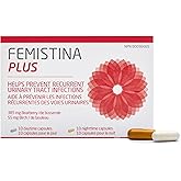 Femistina D-Mannose Capsules for Women, Prevents Recurrent UTI, Cystitis Treatment, Clinically Proven. Day and night protecti