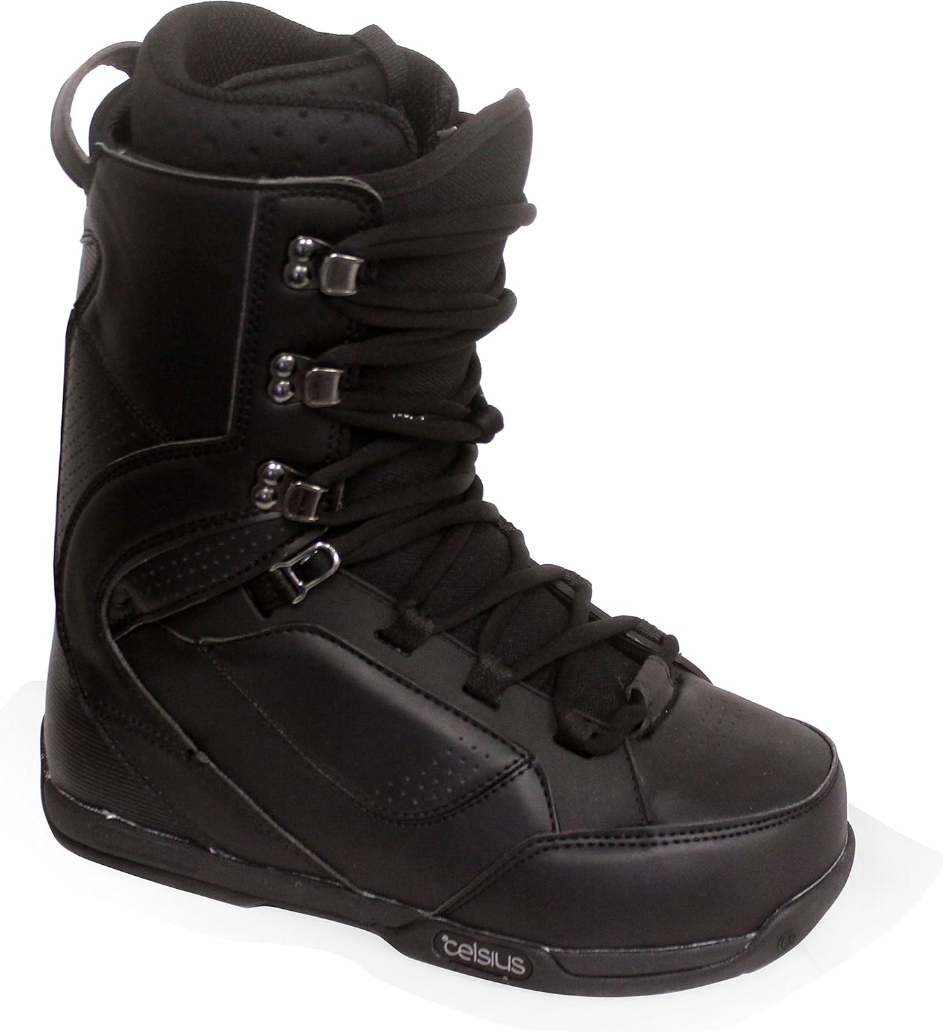 Celsius Mens Snowboard BootsCirrus Trad Lace 11 Black Snowboarding