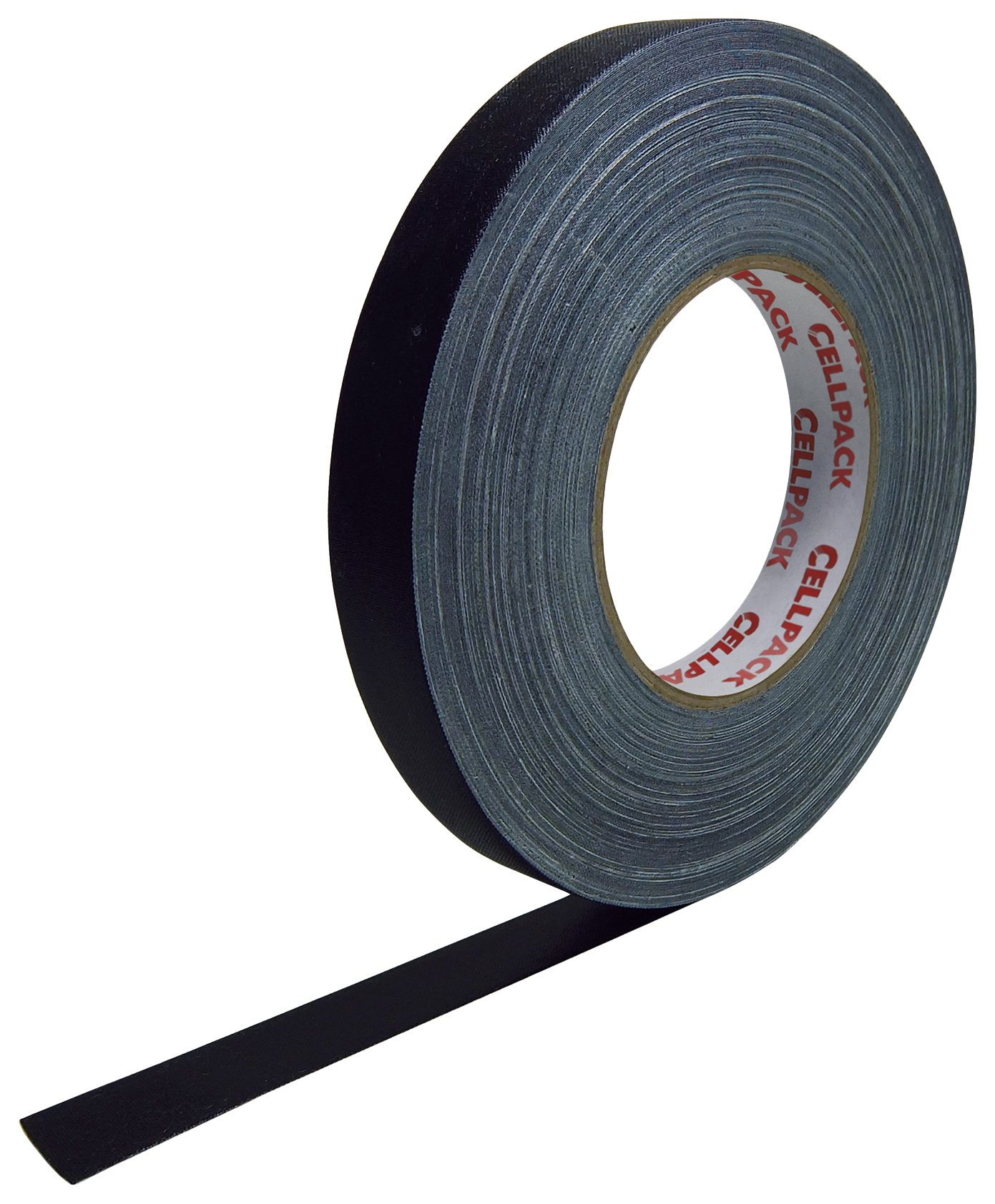 Cellpack 145988 90 Coated 0.305-50-25, Tape, Fabric, Cotton, Black