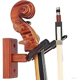 WOGOD Violin Wall Mount Violin Hanger, Instrument Display Hook (Rectangular Shape)