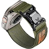 Bandletic Compatible with Apple Watch Ultra 2 Band - for Men, Rugged Sport Loop with Magnetic Fidlock V-Buckle for iWatch 49mm(Ultra 3/2/1),46mm(11/10),45mm(9/8/7),44mm(SE3/SE2/SE/6/5/4),42mm(3/2/1)