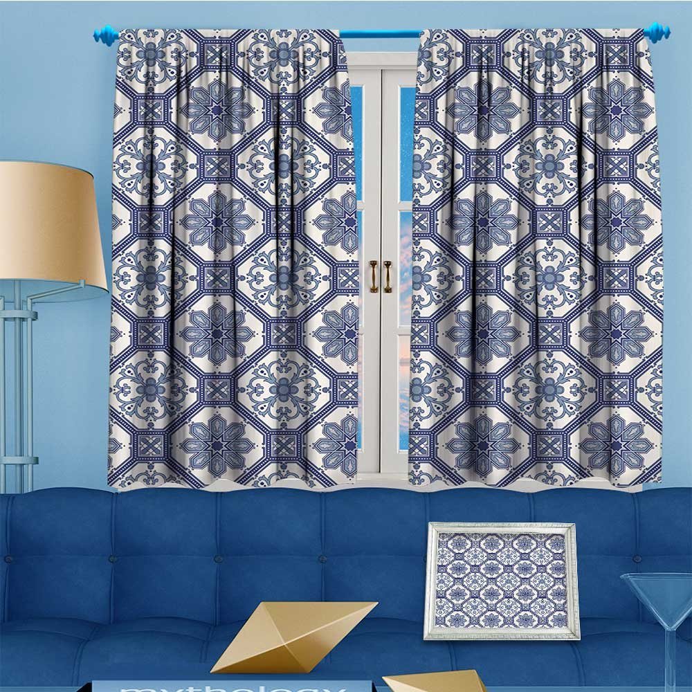 Amazon Com Mikihome Pattern Decor Artistic Window Curtain