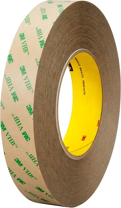 3M VHB F9460PC Adhesive Transfer Tape 0.5in x 60yd 2mil Industrial Joining Metal