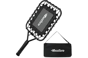 Batbro Baseball Fly Ball Racket, Fungo Racket with Sturdy Construction & Non-Slip Grip, Pop Fly Racket Baseball & Softball Ac