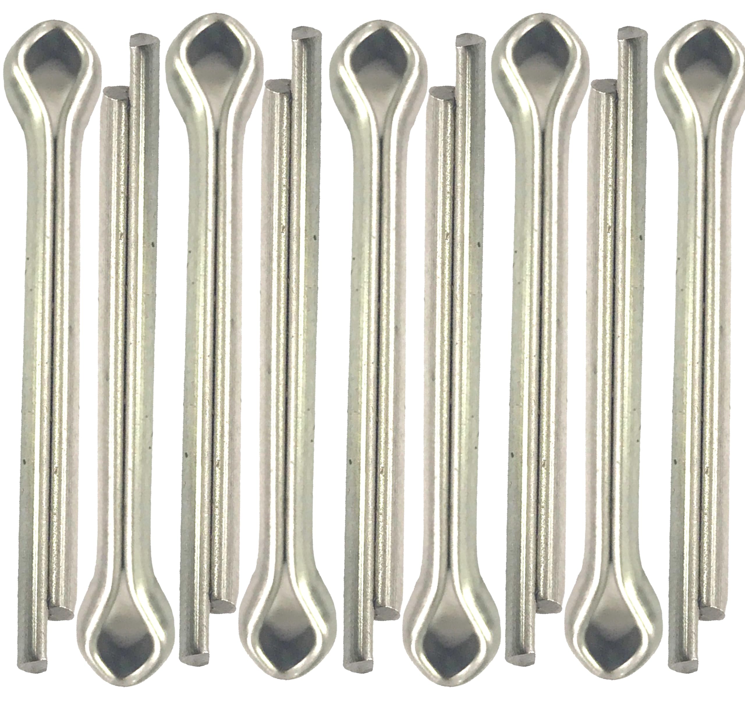 Split Pins Stainless Steel Cotter Pin Made Marine Grade Steel 2.5mm x 50mm (Pack of 20)