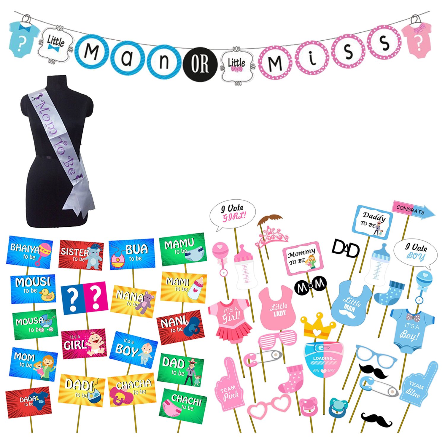 baby shower decoration material