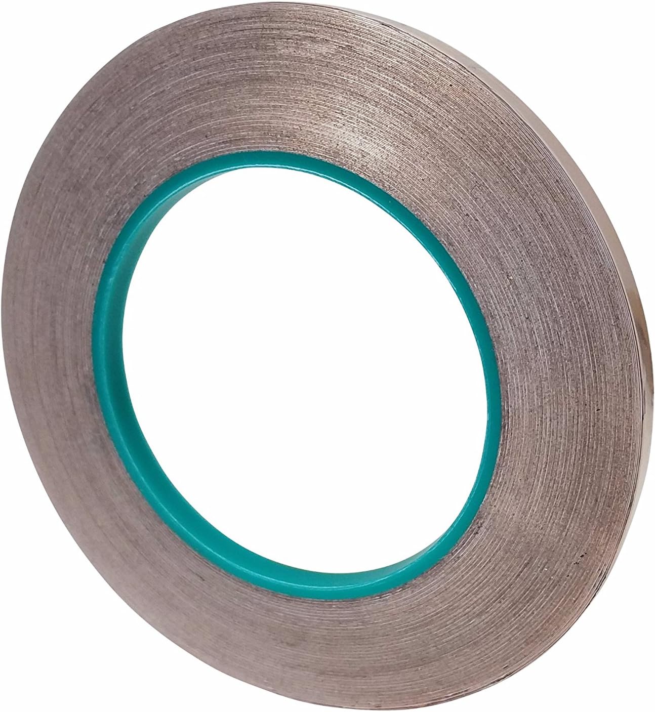 Copper Foil Tape with Conductive Adhesive 1/4" inch, x 36yards, 2.76Mils Thick, 3" Core, Strong - Electrical Repairs, Paper Circuits, Stained Glass, Grounding, EMI Shielding, Soldering & More
