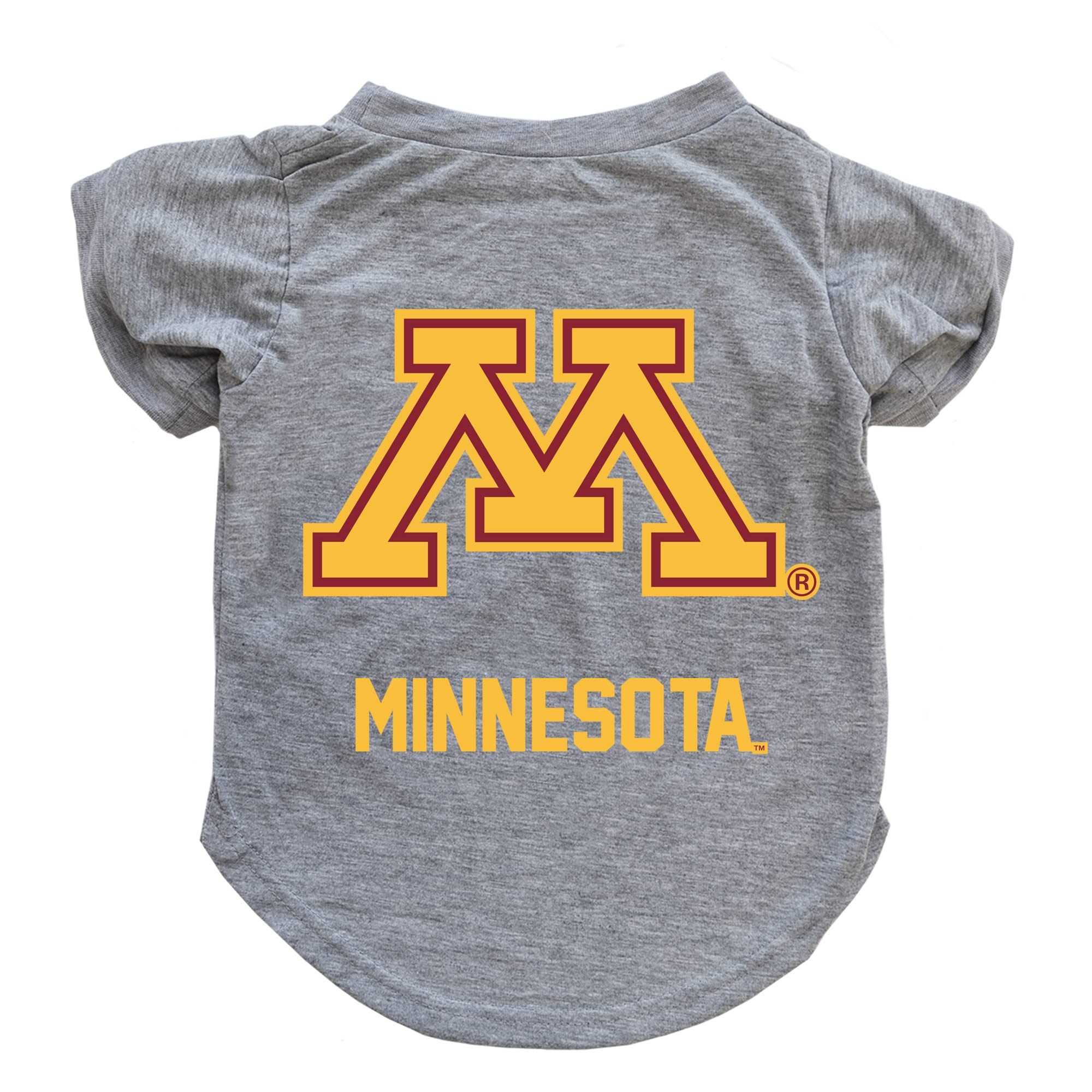 Photo 1 of **BLACK**Littlearth NCAA Minnesota Gophers Pet T-Shirt, Team Color, Small
