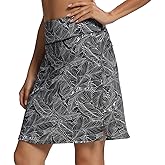 M MOTEEPI Skorts for Woman Golf Skirt Knee Length Tennis Athletic Skorts with Pockets