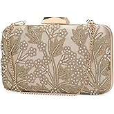 UBORSE 1920s Vintage Clutch Purse Beaded Evening Bag for Women Formal Bridal Sequin Handbag Clutch for Wedding/Prom/Cocktail | 1920s, Vintage, Beaded, Formal, Bridal, Sequin