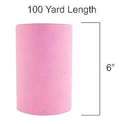 Tulle Fabric Roll | 6” by 100 Yards | Polyester