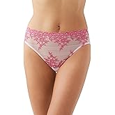 Wacoal Women's Embrace Lace Full Coverage Hi-Cut Brief Panty, 841191