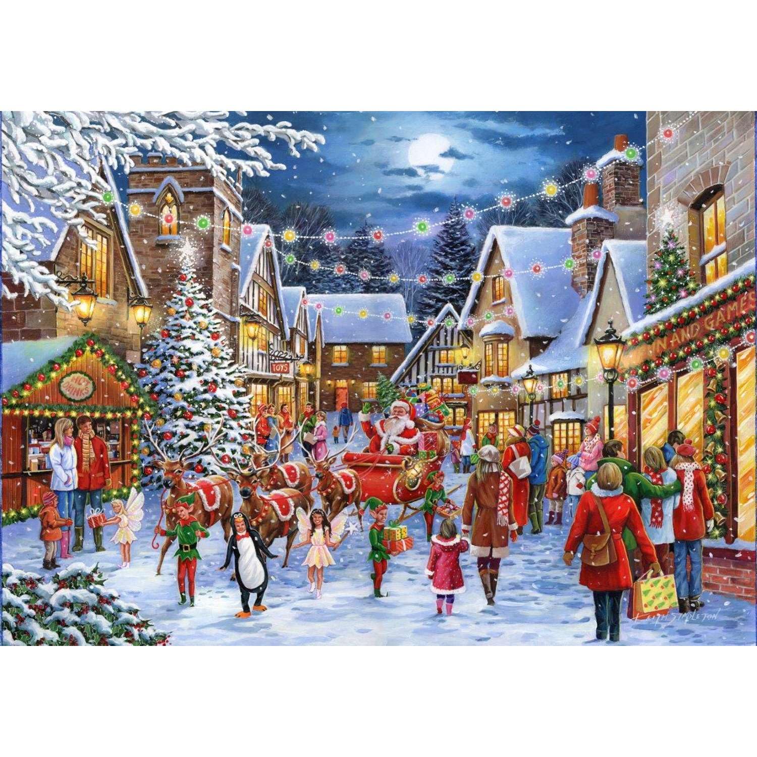 The House of Puzzles - 1000 Piece Jigsaw Puzzle – 2022 Christmas Collectors Edition No.17 – Christmas Parade