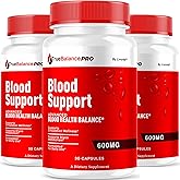 (3 Pack) True Balance Blood Support Pro Glycogen Capsules Maximum Strength, TrueBalancePro Pills Supplement Multivitamin All Natural Advanced Formula Daily Health & Wellness, 90 Capsules for 3 Months