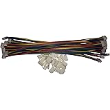 LATTECH12 Sets JST ZH 1.5MM 5 Pin Female & Female Double Connector with Flat Cable 150MM PIN 1 to PIN 1