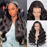 Yamikk 13x5 HD Lace Front Wigs Human Hair Pre Plucked Small Knots 30 inch | 180 Density Body Wave Lace Frontal Wigs Human Hai