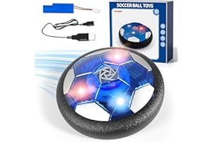 WATUDOU Hover Soccer Ball Toys for Kids Boys, Indoor Outdoor Outside Soccer Ball Game Toys for Kids Boys Ages 3-5 4-8, Toys Gifts for 3 4 5 Year Old Boys, 3 4 5 6 Year Old Boys Toys Birthday Gifts
