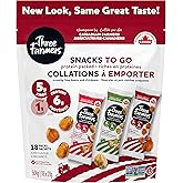 Three Farmers Healthy Variety Snack Packs - Roasted, High Protein & Fibre - Sweet Chilli & Dill Pickle Fava Beans, BBQ Chickp