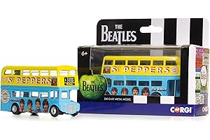 Corgi The Beatles SGT. Pepper's Lonely Hearts Club London Double Decker Bus 1:64 Diecast Display Model CC82339