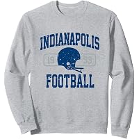 Wild Bobby Indianapolis Fan Mens Sports Crewneck Sweatshirt - Fantasy Football Graphic Hoodie, Black, Medium - View #11