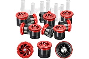 HolyMaji 10 Pieces Variable Arc Nozzle, Replacement Pop-up Sprinkler Heads Compatible with Most of Adjustable Pop Up Sprinklers Spray Head for Garden Lawn Irrigation (10AN)