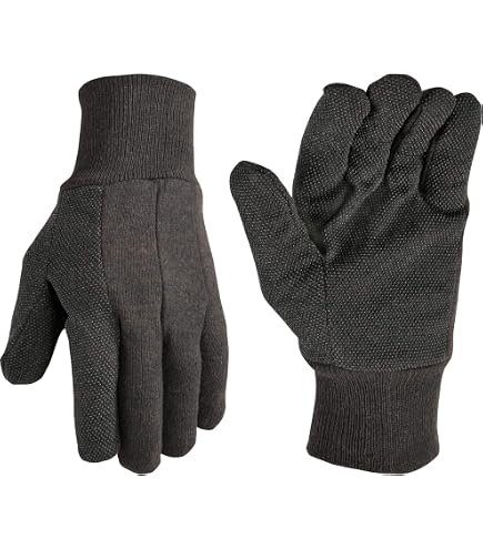 Wells Lamont Men's Jersey Work Gloves, PVC Dots, Cotton Blend