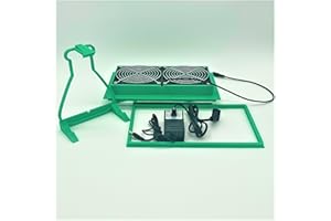 IN VITRO GARDEN SUPPLY Laminar Flow Hood 6" x 12" Tissue Culture Air Purification, Filtration - 3D Printed from Recycled Plastic