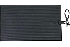 DR. INFRARED HEATER DR-009 Heated Rubber Snow & Ice Melting mats, 300W, 23x40x0.3 Inches (Requires GFCI Power Cord, Model # DR-100)