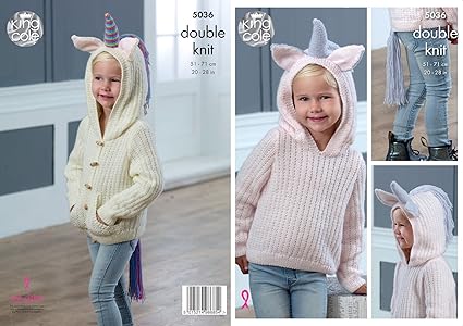 girls unicorn cardigan