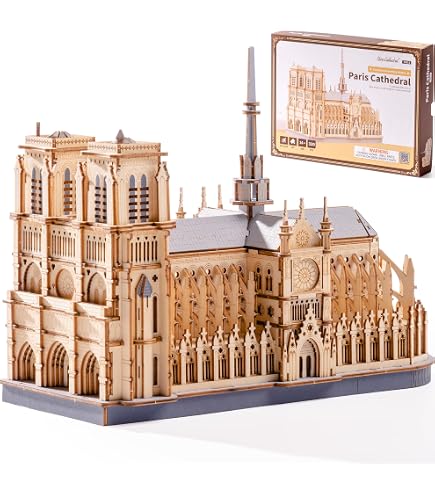 Amazon.com: 3D Wooden Puzzle for Adults — Notre Dame de Paris