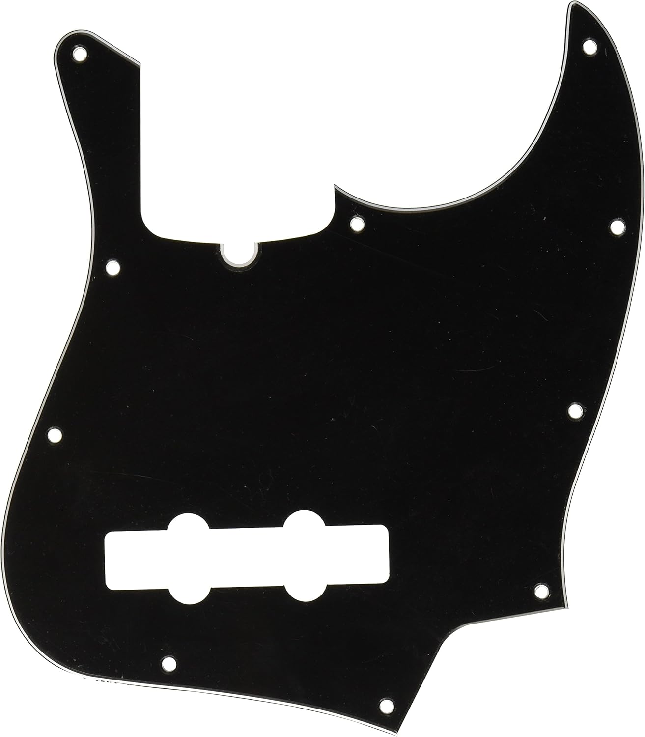 Fender 991351000 Modern Pickguard, Jazz Bass, 10Hole, Black, 3Ply