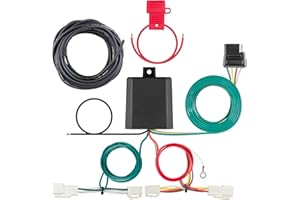 CURT 56434 Vehicle-Side Custom 4-Pin Trailer Wiring Harness, Fits Select Toyota RAV4