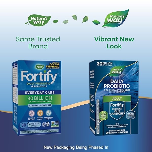 NW FORTIFY DAILY PROBIOTI SIZE 30EA NATURE’S WAY FORTIFY DAILY PROBIOTIC 30EA