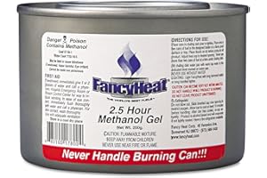 Methanol Gel Chafing Fuel Can, 2 1/2hr Burn, 7oz, 72/Carton, Sold as 1 Carton