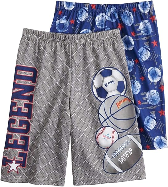 Up-Late Boys 2-Pack Sleep Shorts 