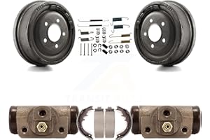 Transit Auto - Rear Brake Drum Shoes Spring And Cylinders Kit For Ford Ranger Mazda B3000 B2500 B4000 B2300 With 10" Diameter K8N-100240